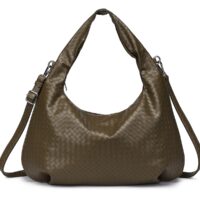 NOELLA PEONY HOBO BAG DARK OLIVE