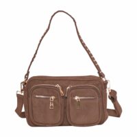 NOELLA CELINA BAG DARK BROWN W. GOLD