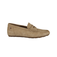 TOMMY HILFIGER FW0FW08558 FLAG SOFT SUEDE DRIVER LOAFER