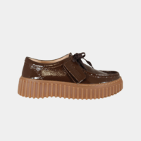CLARKS TORHILL BEE 26186667 DARK BROWN PATENT