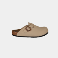 BIRKENSTOCK BOSTON FLOWER BUCKLE KIDS 1030630 SANDCASTLE